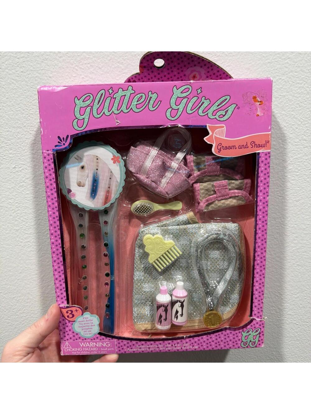 Glitter Girls Groom and Show Horse Set for 14 inch doll Pony Horse Accessories